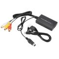SVideo to HDMI Converter S-Video and 3RCA CVBS Composite to Audio Video Converter Support 1080P 720P.