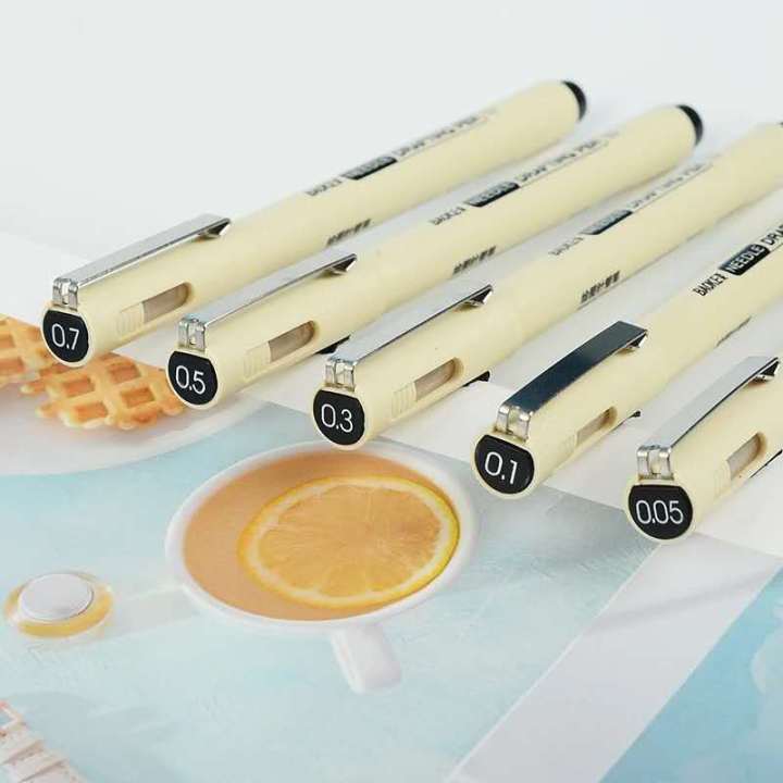 BAOKE%205pcs/set%20Micron%20Needle%20Drafing%20Pen%20Sketching%20drawing%20Pen%20Art%20Markers%20for%20Sketch%20design%20sketch%20Lettering%20School%20Album%20Writing%20-%20Image%205