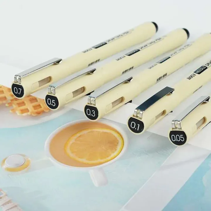 BAOKE%205pcs/set%20Micron%20Needle%20Drafing%20Pen%20Sketching%20drawing%20Pen%20Art%20Markers%20for%20Sketch%20design%20sketch%20Lettering%20School%20Album%20Writing%20-%20Image%205