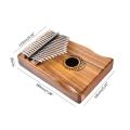 Muspor 17 Keys Wreath Acacia Kalimba Thumb Piano Mbira.