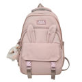 New Two-Piece Schoolbag for Junior High School Students Lightweight Tutorial Handbag Wholesale Large Capacity Rabbit Ears Backpack.