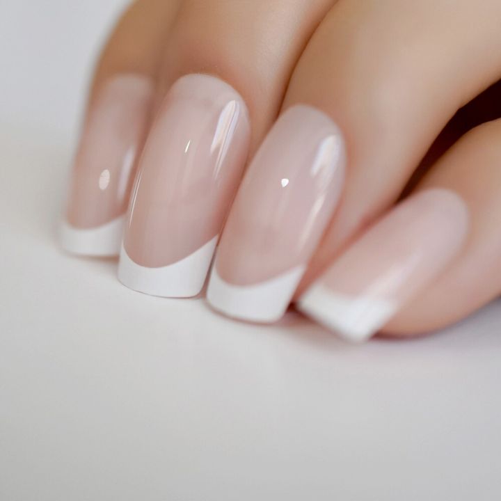 %E3%80%90The%20road%20to%20happiness%20Store%E3%80%91Hello%20Paris%20Classical%20French%20Nail%20Natural%20Nails%20Square%20French%20Style%20Smile%20Line%20Finfernails%20-%20Image%206