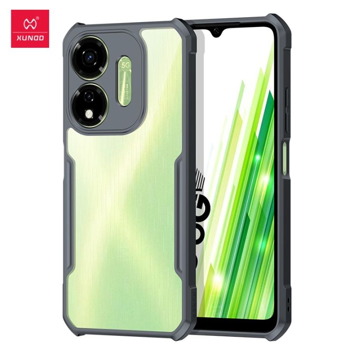 For itel P55 Xunnd Case Crystal Clear Soft TPU Ultra-Thin Transparent Mobile Phone Back Cover - Phone Back Cover