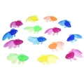 10Pcs/lot Mini Soft Rubber Fish Baby Bath Toys Plastic Simulation Small fish Water Toy Fun Kids Swimming Beach Toys. 