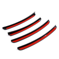 Car Front and Rear Wheel Trim Stickers Wheel Eyebrow Lip Protective Stickers for Golf 8 MK8 2020-2022 Replacement Parts Accessories 4Piece. 
