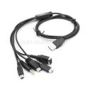 5 in 1 USB Charging Cable Charger For Nintendo GBA SP For WII U 3DS NDSL XL DSI PSP Drop Shipping. 