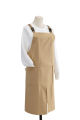 Bib Apron Chef Unisex Adjustable Waterdrop Resistant with 2 Pockets Cooking Kitchen Aprons BBQ Coffee Shop, Restaurant Uniform.
