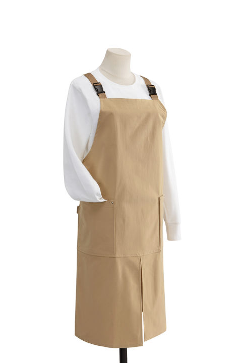 Bib%20Apron%20Chef%20Unisex%20Adjustable%20Waterdrop%20Resistant%20with%202%20Pockets%20Cooking%20Kitchen%20Aprons%20BBQ%20Coffee%20Shop,%20Restaurant%20Uniform%20-%20Image%207