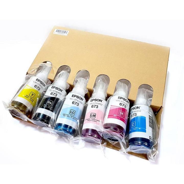 Epson 673  6 Pcs Set Printer Ink Bottle