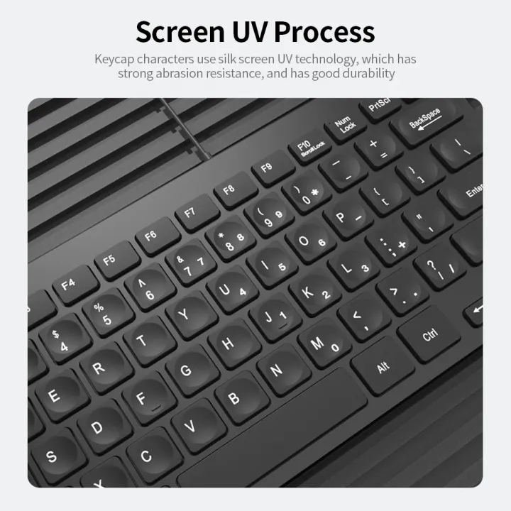 uFound%20U-71%20Wired%20Business%20Office%20Keyboard%2078-key%20USB%20Powered%20Chocolate%20Square%20Keycap%20Keyboard%20for%20Home/Office%20Grey%20-%20Image%206