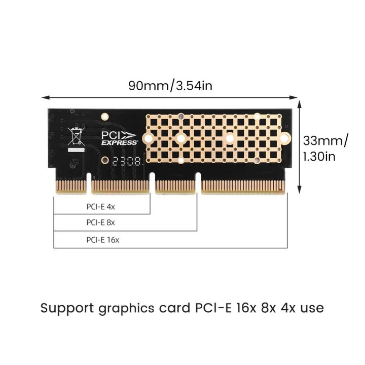 M.2%20NVME%20SSD%20to%20PCIe%204.0%20X4/X8/X16%20Adapter%20Card,%20PCIe%203.0%20X4/X8/X16%20Adapter%20Card%202280%20SSD%20PCIE%20X4%20Expansion%20Card%20for%20Desktop%20PC,%20PCI-E%20GEN3%2016Gbps%20Full%20Speed%20-%20Image%203