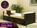 Adormahal MDF Stylish Sofa/Bed with storage without Foam and pillow (6ft by 4ft by 1.5ft).