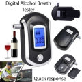 AT6000 Alcohol Tester with 10 Mouthpieces Breath Breathalyzer.