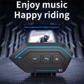 Stereo X6 Helmet Headset Bluetooth 5.0 Motorcycle Earphones Wireless Speaker Headphone Handsfree Call Music Play 800mAh. 