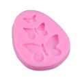 3D Butterfly Mold Silicone Fondant Molds 3 Cavities Butterfly Shape Silicone Mold Cake Baking.