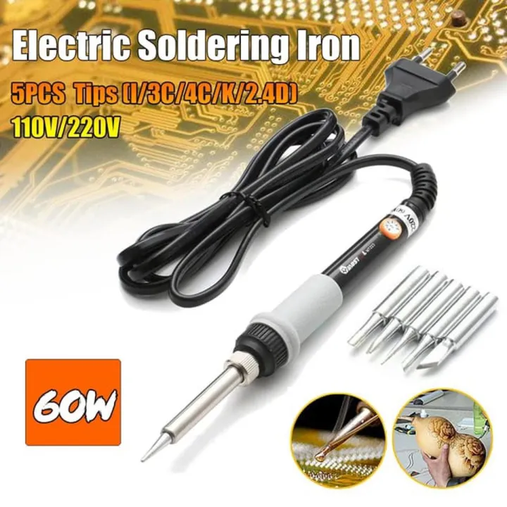 Soldering Rework Tools New V908 60W Adjustable Temperature Electric Soldering Rework Repair ...