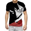 Anime One Piece Tshirt Men's T-shirt Monkey D. Luffy Children's Clothing Luffy T shirt Cartoon Clothes Quick-drying Shirt.