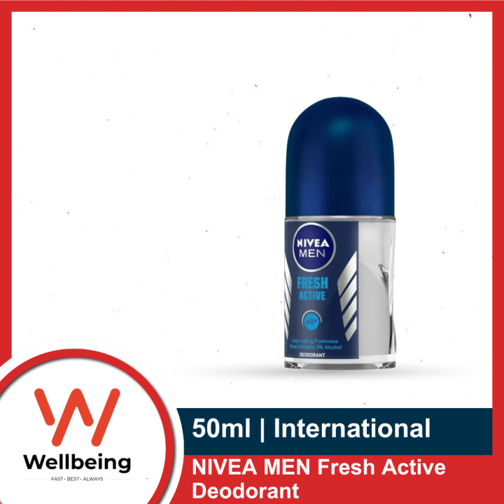 Nivea Men Fresh Active 50ml Deo Roll On 50ml