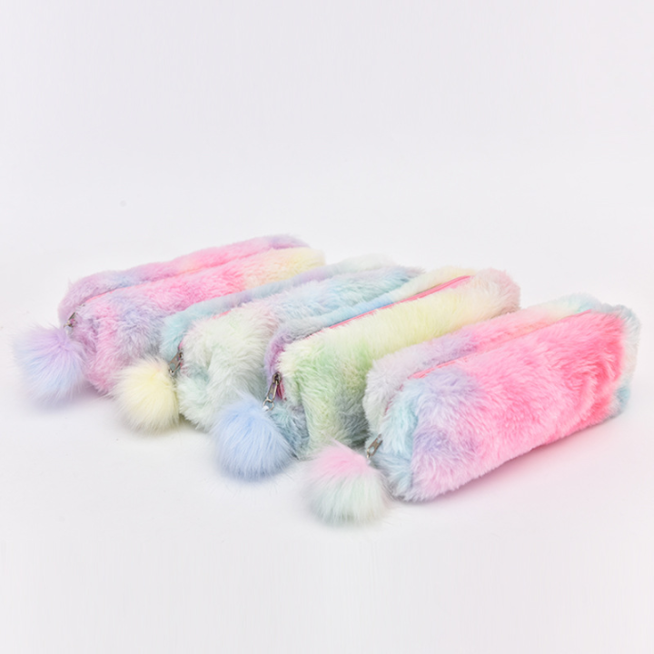 Fluffy%20Soft%20Rainbow%20Pencil%20Case%20Cute%20Novelty%20Gradient%20Faux%20Fur%20Pen%20Pouch%20Stationery%20Creative%20Plush%20Holder%20Pouch%20Simple%20Storage%20Bag%20-%20Image%2010