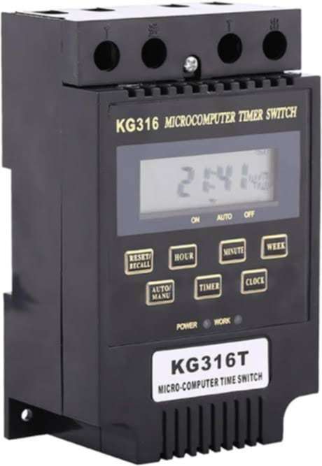 Digital Timer Switch, Weekly Programmable LCD Power Timer ...