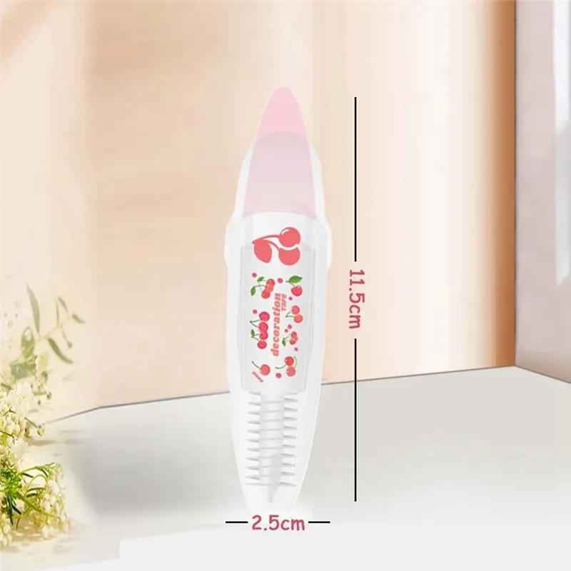 12pcs Animal Correction Tape Pens - Cute Press-Type Decorative Tape For Scrapbooking & Crafts