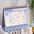 Spiral 2025 Desk Calendar Standing Flip Table Desktop Calendar Schedule Daily Monthly Agenda Organizer Gifts.