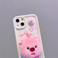 Phone Case For Oppo A16 A17 A53 A55 A18 A38 A76 A74 A12 A54s A1k A77 A95 A3s A5s A16s A31 A52 A16K A96 A17k A9 A16E A77s Casing Cute Pink 3D Plushie Doll Loopy Cartoon Korean Silicone Fashion Cover Soft Shockproof Couple. 