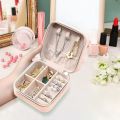 Small Jewelry Box, Portable Jewelry Storage Box for Women and Girls, Travel Jewelry Case, Mini Jewellery Organizer, Earring Rings Necklace Bracelets Accessories/577.