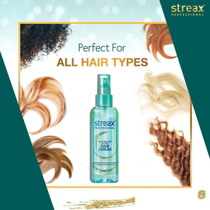 Streax%20Vitariche%20Gloss%20Hair%20Serum%20%E2%80%93%20115ml%20%7C%20Professional%20Shine%20&%20Smoothness%20-%20Image%203