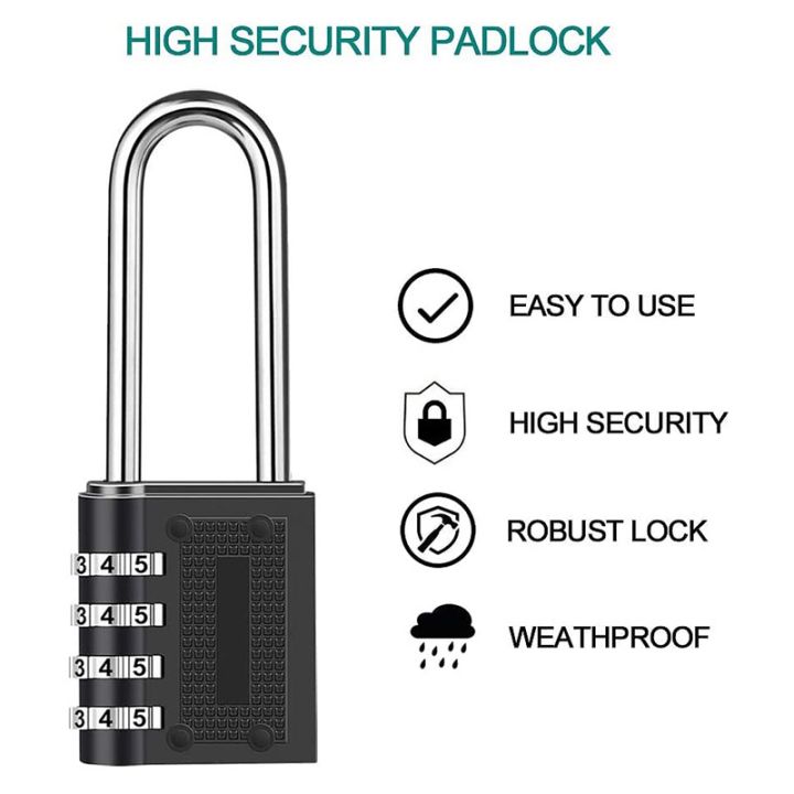 2%20Pack%20Outdoor%20Combination%20Padlock%20Long%20Shackle%20Lock%206.5cm%20Shackle%20Waterproof%204%20Digit%20Resettable%20Combination%20Lock%20-%20Image%203