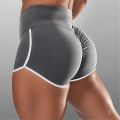 New Summer Sport Shorts Women High Waist Elasticated Seamless Fitness Leggings Push Up Gym Training Gym Tights Pocket Short. 