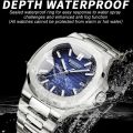 Luxury Watch Business Waterproof Male Clock Luminous Date Square Quartz Men Watch reloj hombre High Quality+Box. 