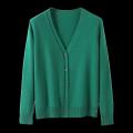 2022 cashmere sweater cardigan women's long sleeved elegant Vintage sweater cashmere knitted spring and autumn coat.
