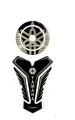 Motorcycle tank pad sticker for yamaha Fzs  or fzs bike  tank pad -black. 