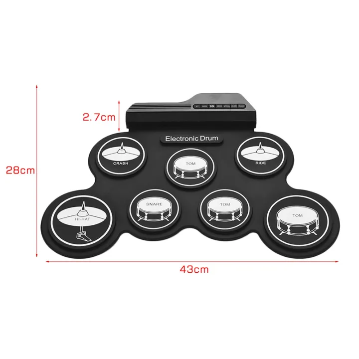 7%20Pads%20Electric%20Drum%20Set%20,Portable%20Roll%20Up%20Drum%20Kit%20with%20Drum%20Pedals%20Drum%20Sticks,%20Gift%20for%20Kids%20Adults%20-%20Image%205