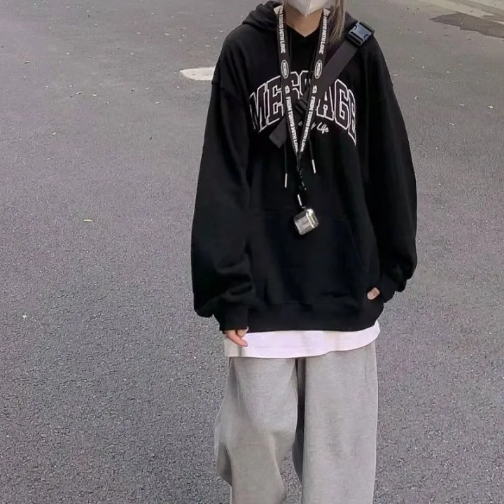 American-StyleoversizeThin%20Velvet%20Padded%20Hooded%20Sweatshirt%20Women's%20Autumn%20Black%20Loose%20Fried%20Street%20Coat%20Trendy%20High%20Street%20Top%20-%20Image%205