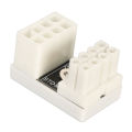GPU 180 Degree Angle Power Adapter, 8 Pin GPU U Turn Power Adapter Female To Male for Desktop Graphics Card. 
