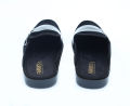 New Fashionable Velvet Half Shoe For Men Black.