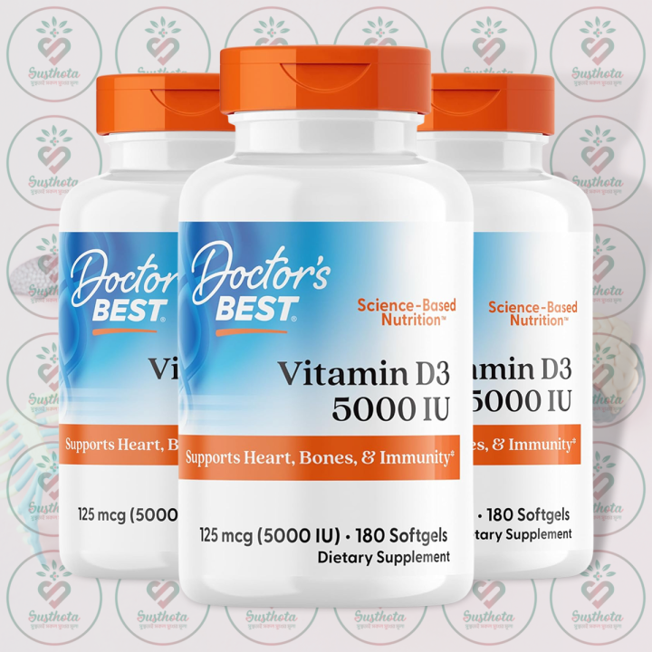 Doctor's%20Best%20Vitamin%20D3%20%E2%80%93%205000%20IU%20%E2%80%93%20180%20Softgels%20%E2%80%93%20with%20Cholecalciferol%20%E2%80%93%20for%20Heart,%20Bones%20&%20Immunity%20Support%20-%20Image%202