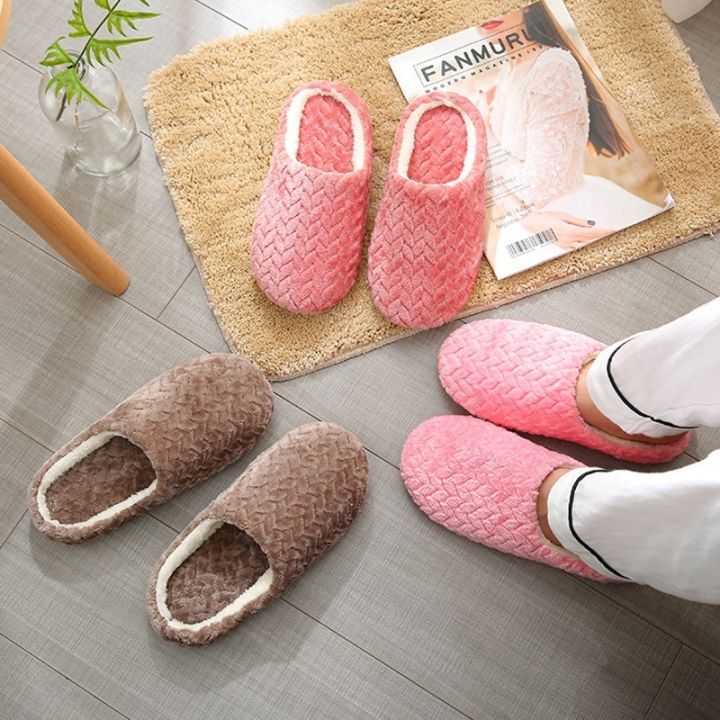 2022%20New%20Soft%20Sole%20Slippers%20Men%20Women%20Indoor%20Floor%20Flat%20Shoes%20Autumn%20Winter%20Warm%20Home%20Cotton%20Warm%20Plush%20Bedroom%20Slides%20-%20Image%203