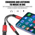 2 in 1 USB Type C To 3.5mm Aux Audio Splitter PD60W Fast Charging Cable For Xiaomi Samsung Huawei MacBook Headphone Jack Adapter.