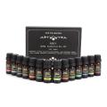 10ml Natural Aromatherapy Essential Oil Kit Water-soluble Fragrance Oil Massage Body Relieve Essential Oils Storage Case. 