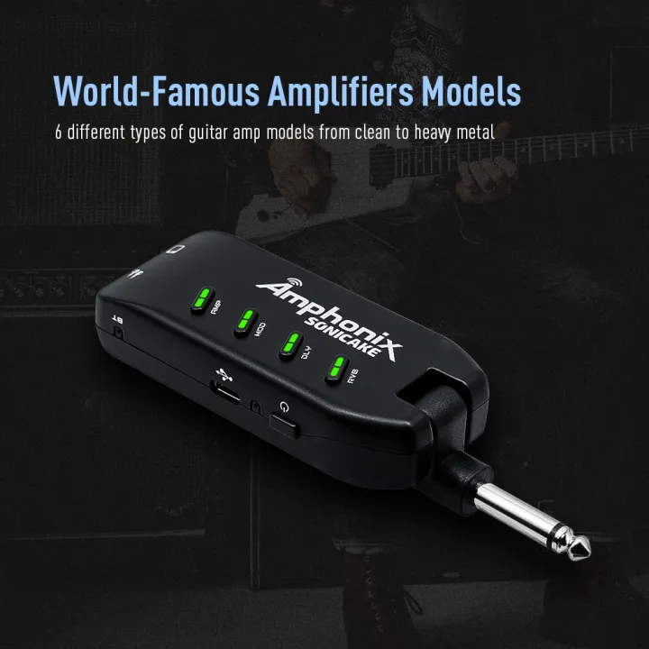 SONICAKE%20Bluetooth%20Headphone%20Guitar%20Amplifier%20Plug-In%20USB%20Chargable%20Portable%20Pocket%20Carry-On%20Bedroom%20Multi-Effects%20QAP-10%20-%20Image%202
