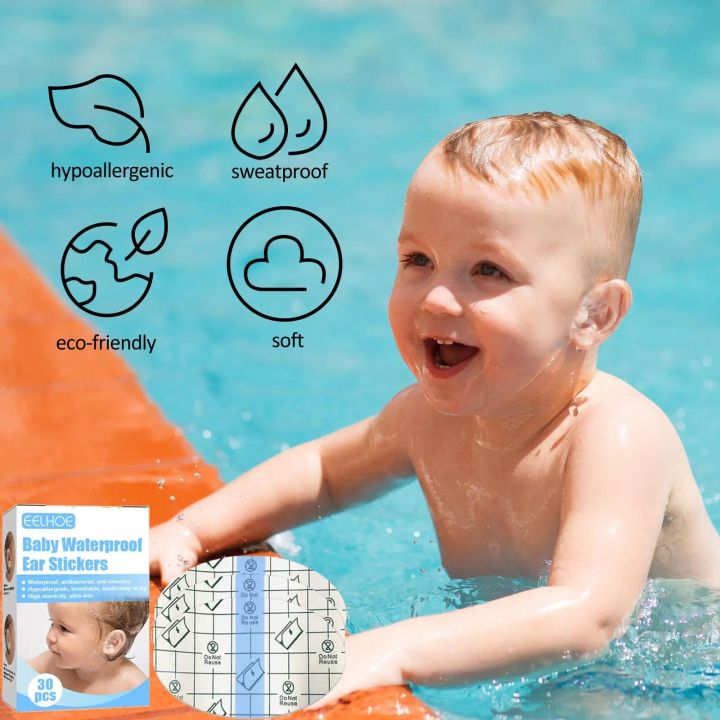 30%20Pieces%20Baby%20Waterproof%20Ear%20Stickers%20Easy%20Carry%20Made%20of%20Soft%20Breathable%20PU%20Film%20Ear%20Protection%20for%20Shower%20Bathing%20Swiming%20-%20Image%205