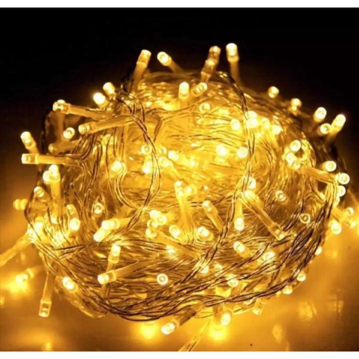 Decoration fairy Light 100 Led/Golden Fairy String Lights/warm fairy light /Eid/birthday/Wedding Festival Party 28fit + Feets LED Decoration Lights