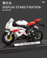 1:18 Simulation Yamaha R6 Alloy Car Model Kids Toy Boy Suspension Steering Wholesale Collection Ornaments. 