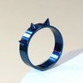 Sale Stainless Steel Punk Spike Rivet Ring Cone for Men / Women.