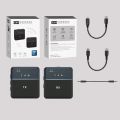 SX9 Wireless Microphone for Type C & 3.5mm Dual Microphone Single Microphone. 