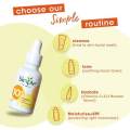 Simple Serum With 10% Vitamin C+E+F 30ml | For Youthful Glowing Skin & Instant Visible Results | For All Skin Types. 