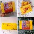 Saffron Goat Milk soap Handmade 100 gram original. 